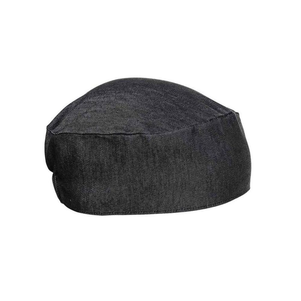 Premier Denim Chef Skull Cap / Black Denim